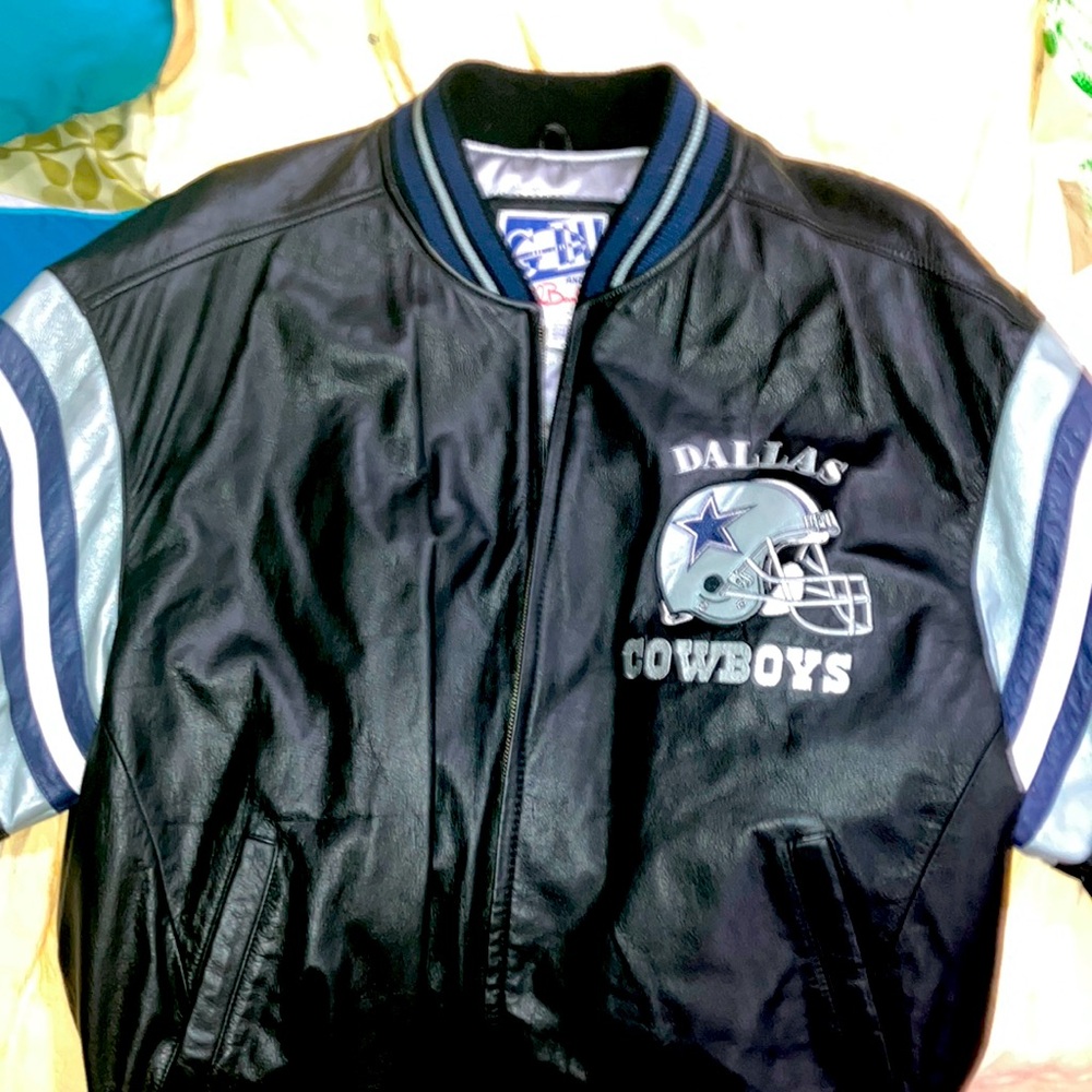 NFL Dallas Cowboys Black and Blue Jacket